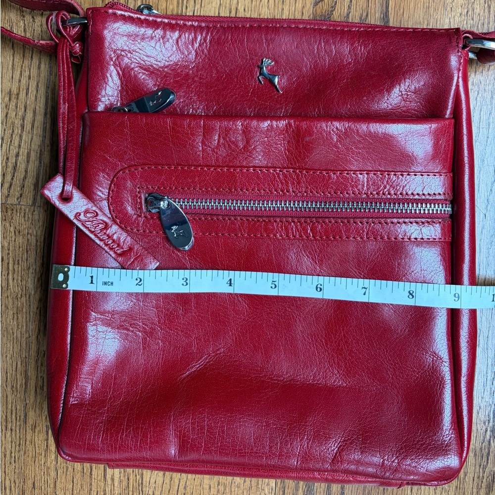 Ashwood Crossbody Bag Women's Red Genuine Leather Purse. Gorgeous ❤️ - Picture 10 of 10